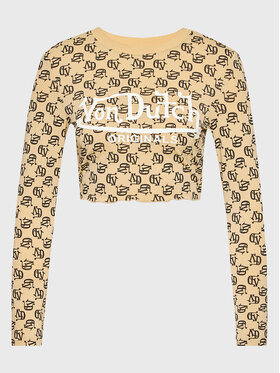 Von Dutch Von Dutch Majica Baker 6224019 Bež Slim Fit