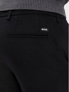 Boss Hlače Iz Tkanine Kaito1_T 50487754 Črna Slim Fit