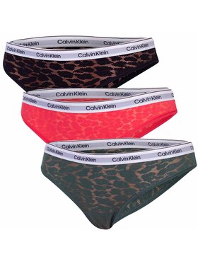 Calvin Klein Calvin Klein Figi BIKINI 3PK 000QD5069E Kolorowy