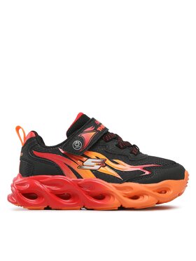 Skechers Skechers Sneakersy Heat Flux 400103L/BKRD Čierna