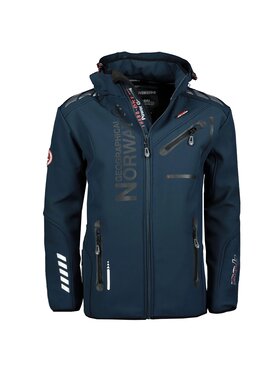 Geographical Norway Geographical Norway Kurtka softshell WW1975H/GN/Navy / Black Granatowy Regular Fit