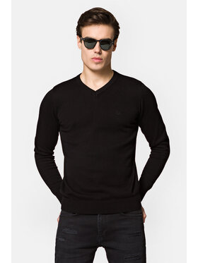 Lancerto Lancerto Sweter Jordi SW073222000071 Czarny Regular Fit