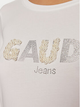 Gaudi T-shirt 421BD64035 Bijela Regular Fit