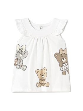 Mayoral Mayoral Rochie de zi 1852 Alb Regular Fit