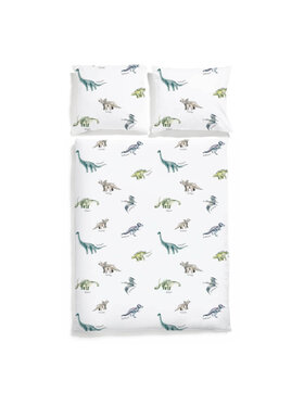 White pocket White pocket Komplet pościeli dziecięcej satynowa Biały