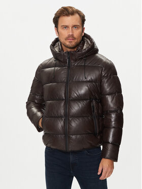 Milestone Milestone Шкіряна куртка Salomon 431068 60505 Коричневий Regular Fit