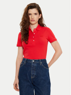 Lacoste Lacoste Polo marškinėliai PF5462 Raudona Slim Fit