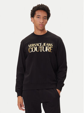 Versace Jeans Couture Versace Jeans Couture Majica dugih rukava 79GAIT05 Crna Regular Fit