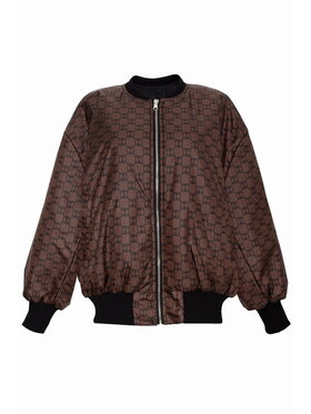 Magda Matyja Magda Matyja Kurtka bomber Saskia Bomber Jacket Brązowy Oversize