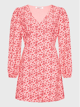 Glamorous Glamorous Každodenní šaty TM0157A Růžová Regular Fit