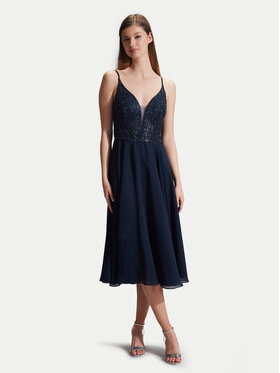 Hey Kyla Hey Kyla Kokteilikleit 5AC106HK Tumesinine Slim Fit