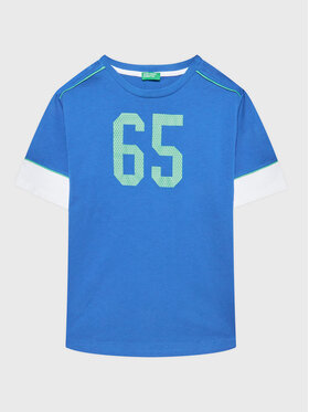 United Colors Of Benetton United Colors Of Benetton T-shirt 3096C10A9 Plava Regular Fit