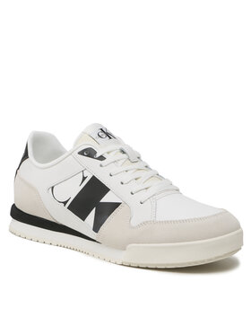 Calvin Klein Jeans Calvin Klein Jeans Sneakers Low Profile Runner Mod Vint YM0YM00695 Écru