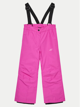 4F 4F Pantaloni de schi 4FJWAW24TFTRF659 Roz Regular Fit