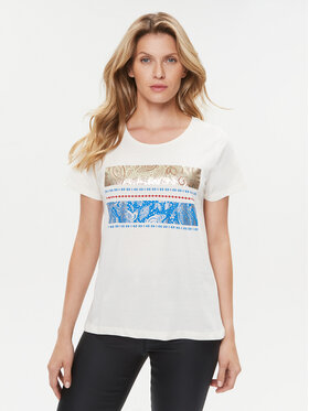 Cream Cream T-Shirt Tuna 10610058 Bílá Relaxed Fit