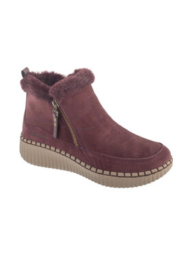 Skechers Skechers Śniegowce Wilshire Blvd - Fresh Zip Bordowy