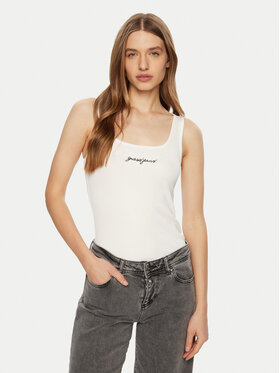 Guess Guess Топ W5RP48 KA0H1 Білий Regular Fit