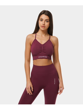 Carpatree Carpatree Biustonosz sportowy Allure Bra Bordowy