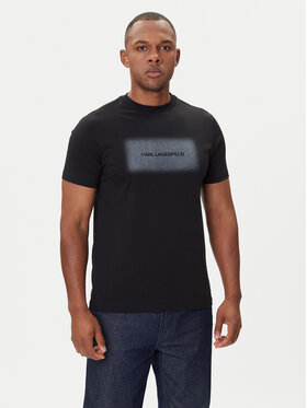 KARL LAGERFELD KARL LAGERFELD T-särk 755072 554255 Must Regular Fit
