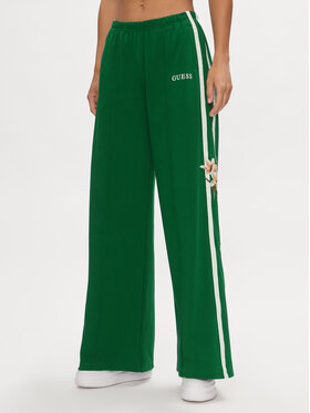 Guess Guess Παντελόνι φόρμας Zoey V4GB03 KC5R0 Πράσινο Regular Fit