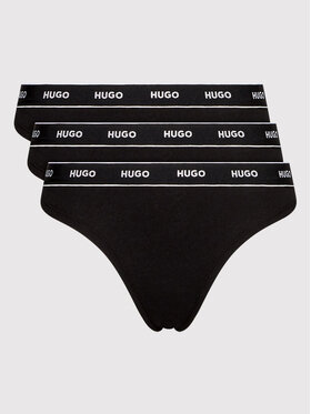 Hugo Hugo Komplet 3 par stringów 50469681 Czarny