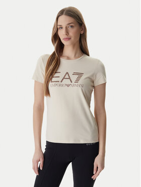 EA7 Emporio Armani EA7 Emporio Armani Tricou 7W000993 AF18401 Bej Regular Fit