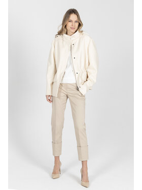 Deni Cler Milano Deni Cler Milano Spodnie materiałowe W-DC-5218-F2-F1-13-1 Beżowy Slim Fit