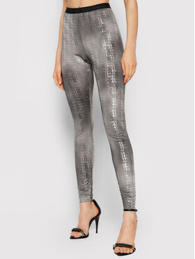 Pinko Pinko Legginsy Uniqueness Sembrare 1Q109P 8619 Szary Slim Fit