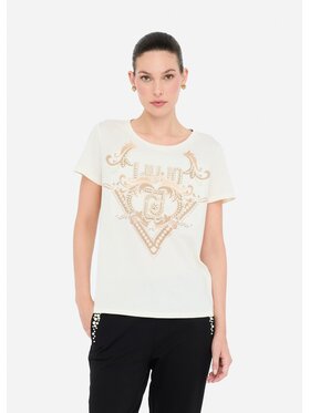 Liu Jo Liu Jo T-Shirt TF5280JS923M9818 Biały Regular Fit
