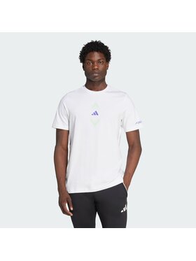 adidas adidas Koszulka techniczna 151769 Biały Regular Fit