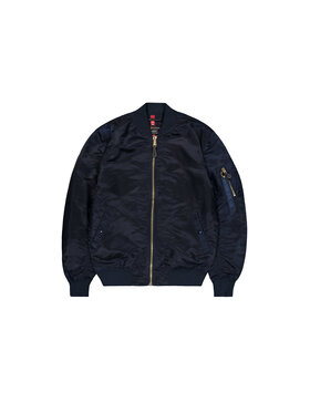 Alpha Industries Alpha Industries Kurtka bomber MA-1 VF Light Bomber Jacket Niebieski Slim Fit