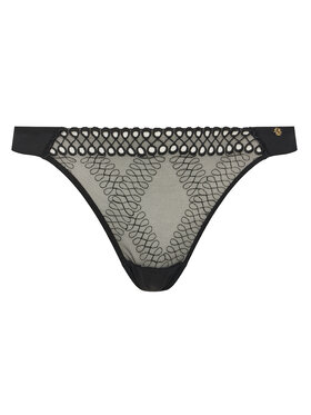 BOSS BOSS Kalhotky string Eyelet 50540420 Černá