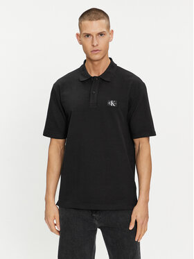 Calvin Klein Jeans Calvin Klein Jeans Tricou polo J30J325433 Negru Regular Fit
