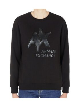 Armani Exchange Armani Exchange Mikina 3RYM44 YJCZZ 1200 Černá Regular Fit