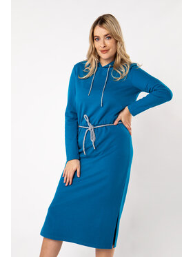 QUIOSQUE QUIOSQUE Každodenné šaty TARAN DRESS Tyrkysová Regular Fit