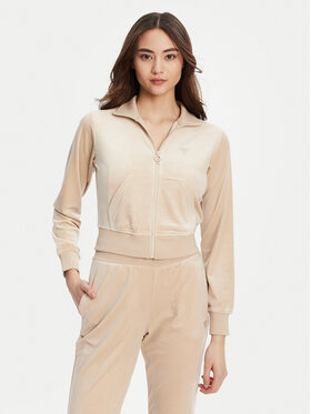 Guess Guess Bluza V3BQ22 K0232 Beżowy Regular Fit
