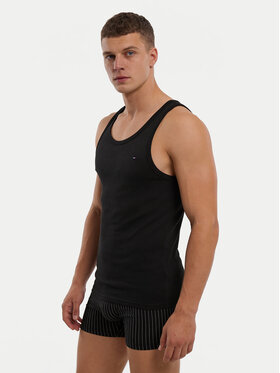 Tommy Jeans Tommy Jeans Комплект потници без ръкави DM0DM20769 Черен Slim Fit