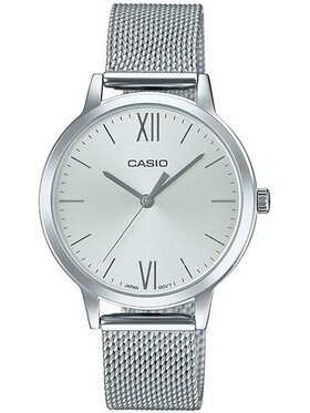 Casio Casio Zegarek LTP-E157M-7AEF Srebrny