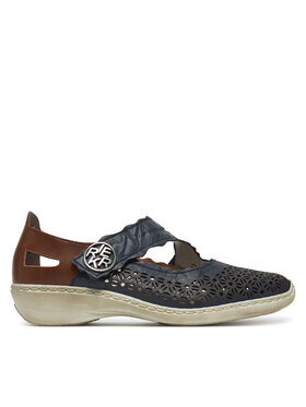 Rieker Rieker Pantofi 413G4-14 Bleumarin