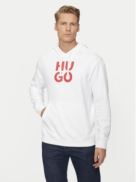 HUGO Hugo Bluza Daltorreson 50523848 Biały Regular Fit