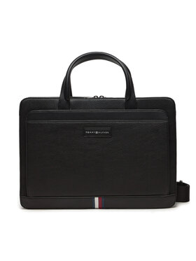 Tommy Hilfiger Tommy Hilfiger Torba na laptopa Th Business Slim AM0AM12710 Czarny