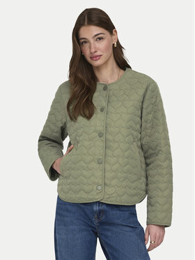ONLY ONLY Prechodná bunda Heart 15366265 Zelená Regular Fit