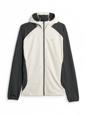 4F 4F Bluza techniczna FLOW MOTION Czarny Regular Fit