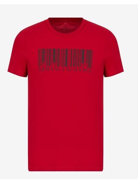 Armani Exchange Armani Exchange T-Shirt 6KZTAL ZJV5Z 1495 Czerwony Regular Fit
