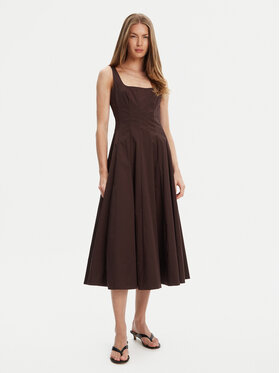 STAUD STAUD Hétköznapi ruha Wells R24F2101PO Barna Regular Fit