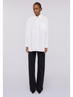 Trussardi Trussardi Camicia 51426000025N001 Bianco Over Fit