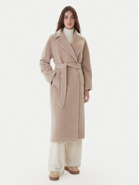 Weekend Max Mara Weekend Max Mara Вълнено палто Tempera 2525016082 Бежов Regular Fit