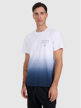 4F 4F T-Shirt 4FRAW25TTSHM3226-31S Granatowy Regular Fit