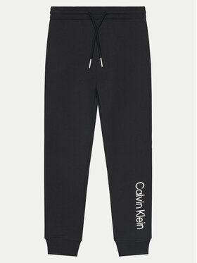 Calvin Klein Jeans Calvin Klein Jeans Teplákové kalhoty IU0IU00681 Černá Regular Fit