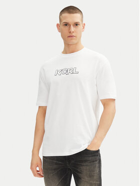KARL LAGERFELD KARL LAGERFELD Tričko 755156 552235 Biela Regular Fit